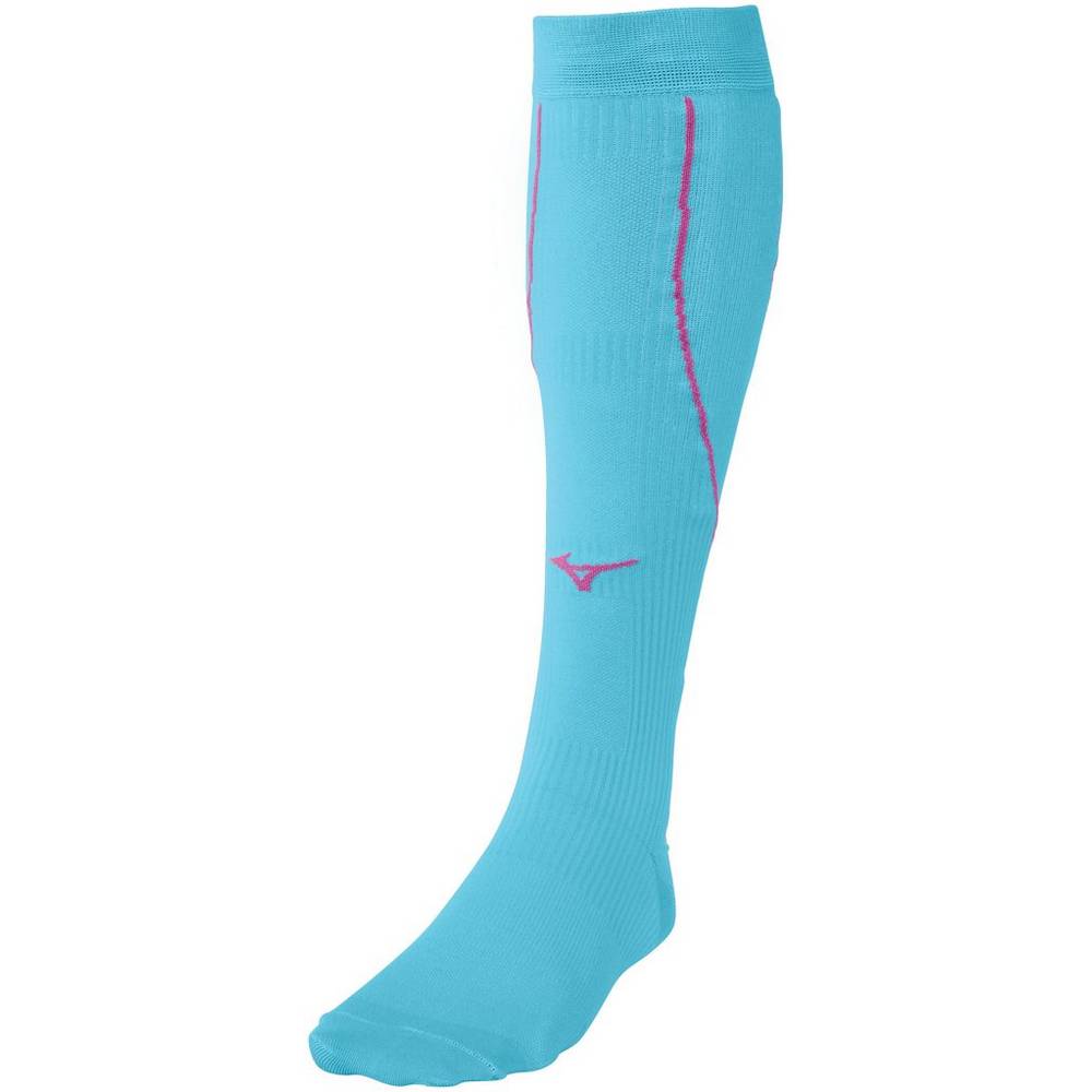 Mizuno Compression Férfi Zokni Kék Türkiz JXK765041